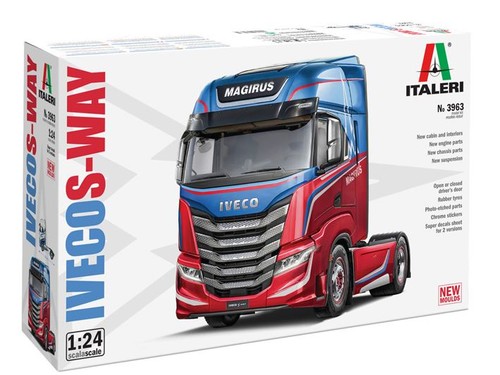 Italeri iveco way - italeri,, rosso